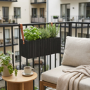 selfwatering wooden planter
