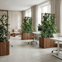 GrowLARGE Trellis Oak Office Divider - 90cm PRO