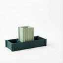 BloomTRAY Forest Green with a Meadow Green Planter