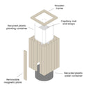 GrowSMALL Wall Dunkle Eiche