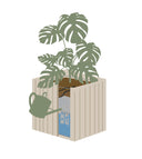 GrowSMALL Wall Dunkle Eiche