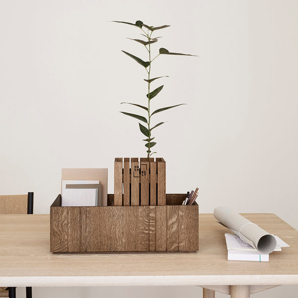 Table Organizer Dark Oak