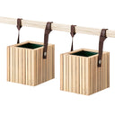 Bürowand-Design-Set Esche Natur / Schwarze Esche